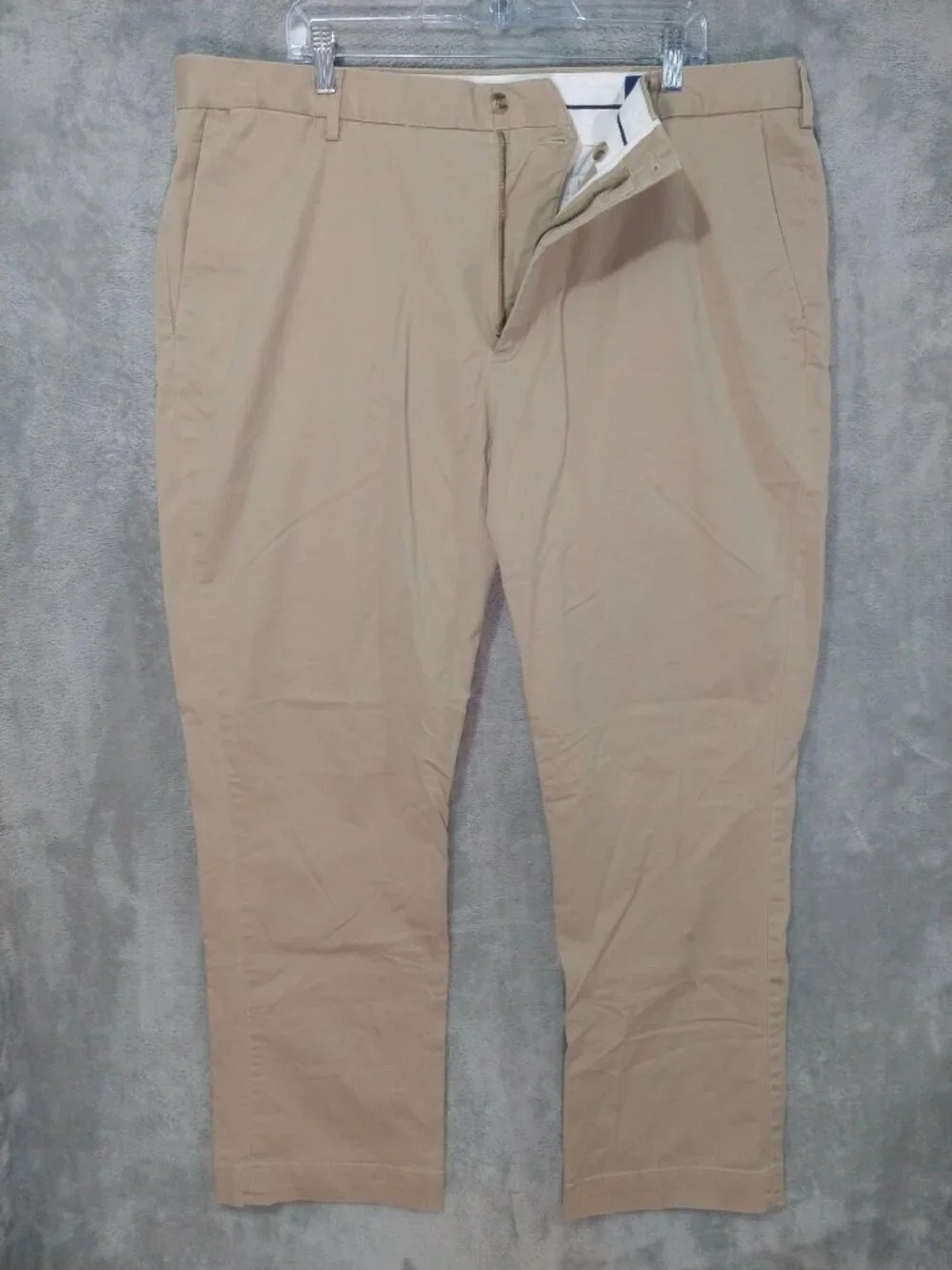 Polo Ralph Lauren Pants Mens 40x32 Beige Chino Stretch Classic Fit Cotton Twill